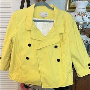 Banana Republic Yellow Double-Breasted Jacket